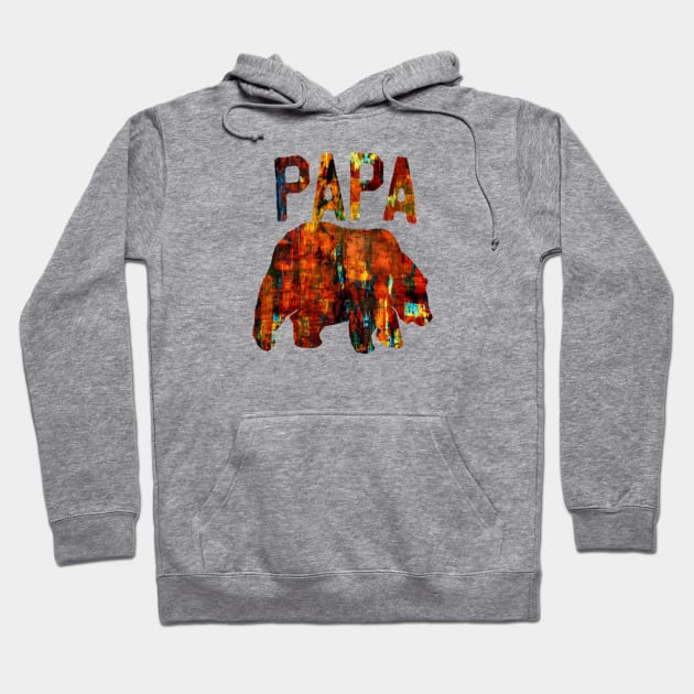 papa bear abstract Hoodie by sebastianlengo